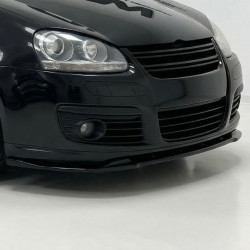 Carbonteile Tuning Frontlippe Lippe Schwert Frontspoiler Spoiler ABS Glanz Schwarz passend für Volkswagen Golf Mk5 GTI 2003-2...