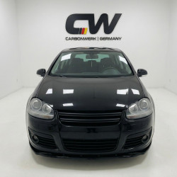 Carbonteile Tuning Frontlippe Lippe Schwert Frontspoiler Spoiler ABS Glanz Schwarz passend für Volkswagen Golf Mk5 GTI 2003-2...