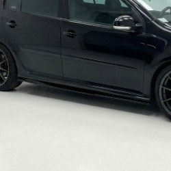 Carbonteile Tuning Sideskirts Seitenschweller Ansätze ABS schwarz glänzend passend für Volkswagen Golf Mk5 GTI 2003-2008 - 4152