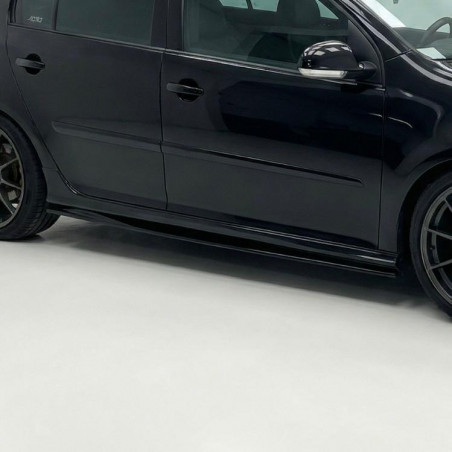 Carbonteile Tuning Sideskirts Seitenschweller Ansätze ABS schwarz glänzend passend für Volkswagen Golf Mk5 GTI 2003-2008 - 4152