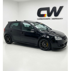 Carbonteile Tuning Sideskirts Seitenschweller Ansätze ABS schwarz glänzend passend für Volkswagen Golf Mk5 GTI 2003-2008 - 4152