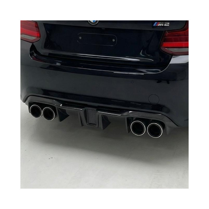 Pièces en carbone Tuning 1400 - Diffusor Carbon V5 passend für BMW M2 F87
