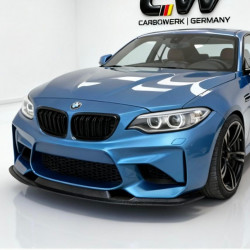 Carbonparts Tuning 1401 - Front lip V2 Carbon fits BMW M2 F87