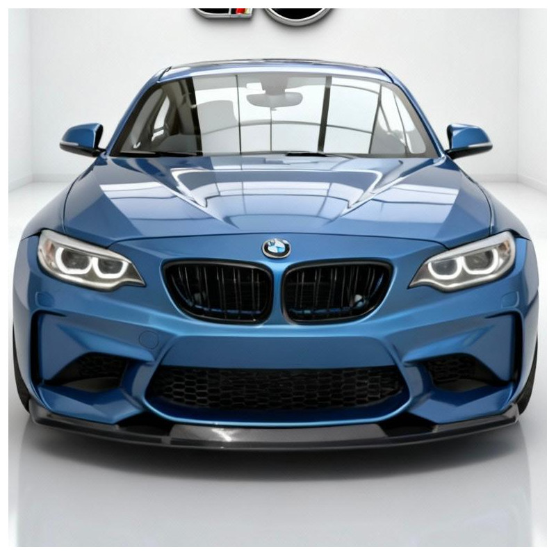 Carbonparts Tuning 1401 - Front lip V2 Carbon fits BMW M2 F87