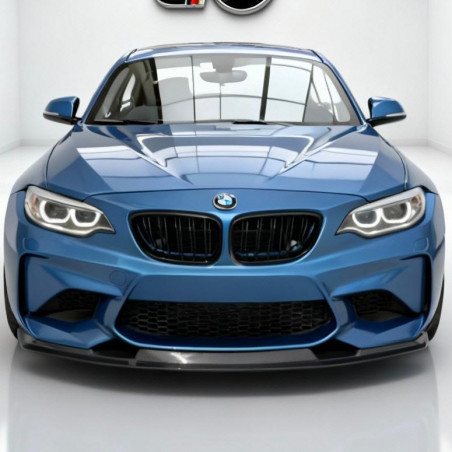 Carbonparts Tuning 1401 - Front lip V2 Carbon fits BMW M2 F87