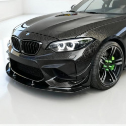 Pièces en carbone Tuning 1402 - Frontlippe V3 Carbon passend für BMW M2 F87