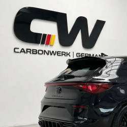 Carbonparts Tuning copy of 2715 - Heckspoiler Spoiler Heckklappe Ansatz ABS Glanz Schwarz passend für Cupra Leon 2020+