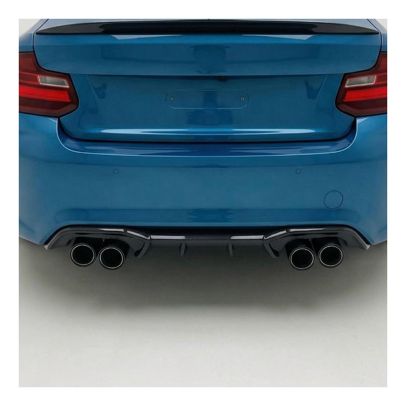 Carbonteile Tuning 1544 - Diffusor V6 Carbon passend für BMW M2 F87