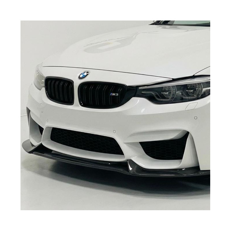 Carbonteile Tuning 1043 - Frontlippe Lippe Frontspoiler Schwert V3 Carbon passend für BMW F80 F82 F83 M3 M4