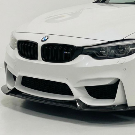 Carbonteile Tuning 1043 - Frontlippe Lippe Frontspoiler Schwert V3 Carbon passend für BMW F80 F82 F83 M3 M4