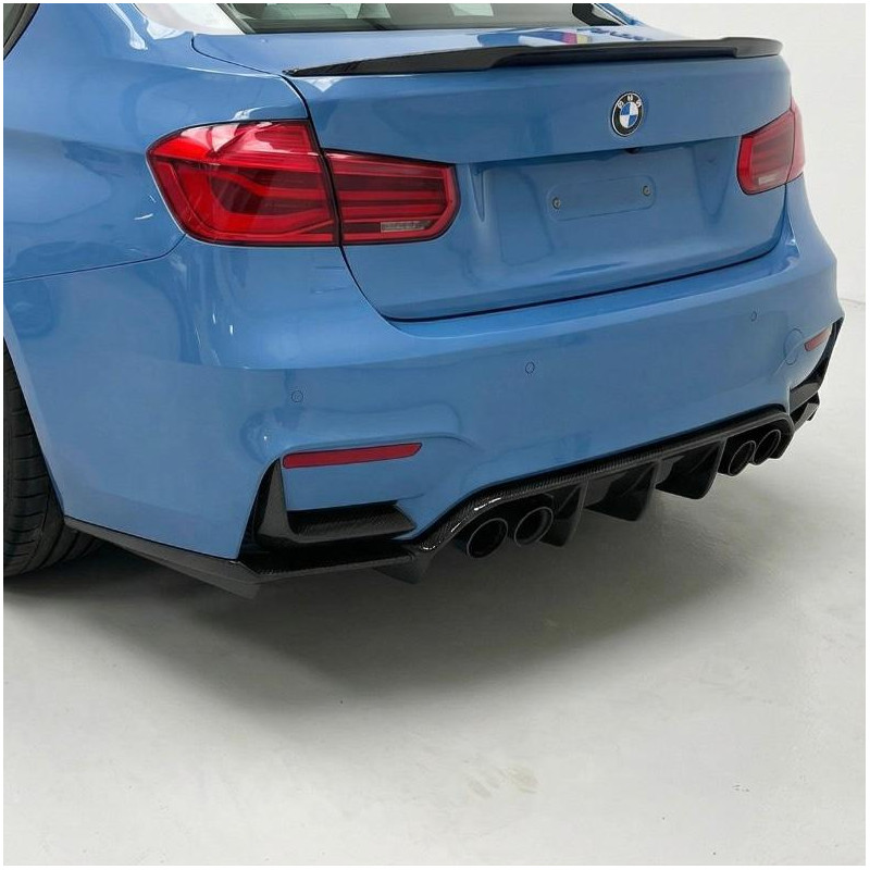 Carbonparts Tuning 1882 - Diffusor Diffuser V4 Vollcarbon passend für BMW M3 F80 M4 F82 F83