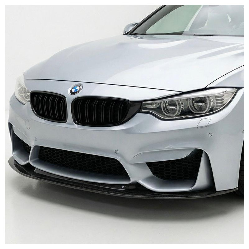 Carbonteile Tuning 1885 - Frontlippe Spoiler Schwert GT4 Vollcarbon passend für BMW F80 F82 F83 M3 M4