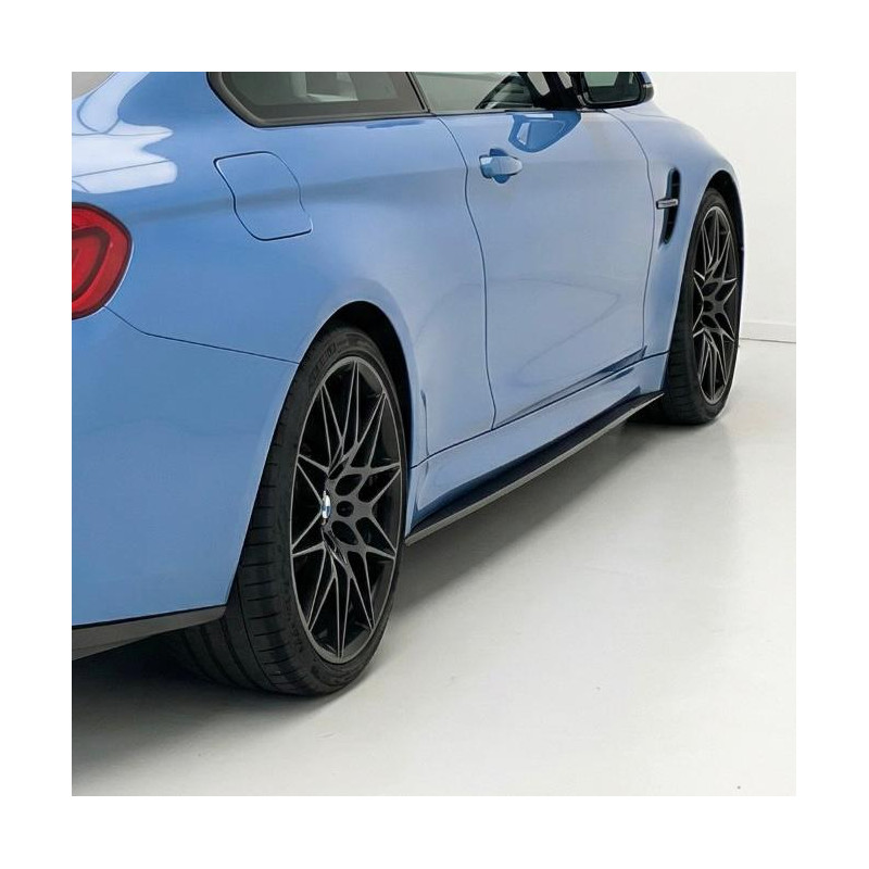 Carbonparts Tuning 1889 - Sideskirt Seitenschweller Ansatz Vollcarbon passend für BMW M3 F80 M4 F82 F83
