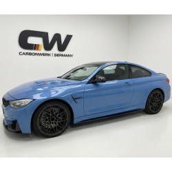 Carbonparts Tuning 1889 - Sideskirt Seitenschweller Ansatz Vollcarbon passend für BMW M3 F80 M4 F82 F83