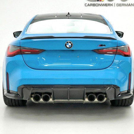 Pièces en carbone Tuning 1605 - Diffuseur Carbonwerk-Germany entièrement en carbone pour BMW G80 M3 G82 G83 M4