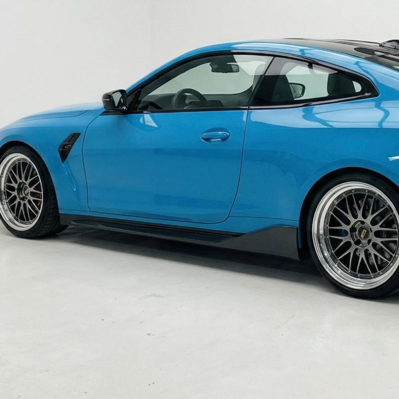 Carbonteile Tuning 1608 - Sideskirt Seitenschweller Ansatz Vollcarbon passend für BMW M4 G82 G83