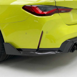 Carbonteile Tuning 1850 - Hecksplitter Splitter Ansatz Flaps Heck Performance Vollcarbon passend für BMW M4 G82 G83