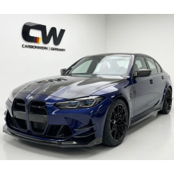 Carbonparts Tuning Zierblende Splitter Canards Front Stoßstange vorne Performance Vollcarbon passend für BMW G82 G83 M4 G80 G...