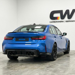 Carbonteile Tuning 2782 - Heckspoiler Spoiler Lippe Small ABS Glanz Schwarz passend für BMW 3er G20 & M3 G80