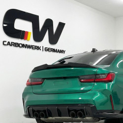 Carbonteile Tuning 1709 - Heckspoiler Spoiler Lippe DEEP V2 schwarz glänzend glanz passend für BMW 3er G20 & M3 G80