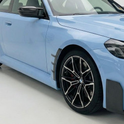 Carbonteile Tuning 1976 - Zierblende Splitter Canards Kotflügel Seitenwand vorne Performance Vollcarbon passend für BMW G87 M2