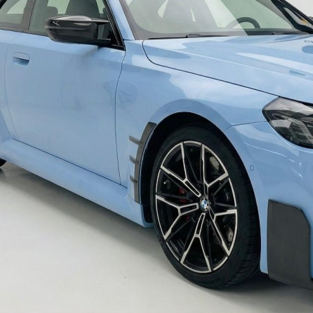 Pièces en carbone Tuning 1976 - Zierblende Splitter Canards Kotflügel Seitenwand vorne Performance Vollcarbon passend für BMW...