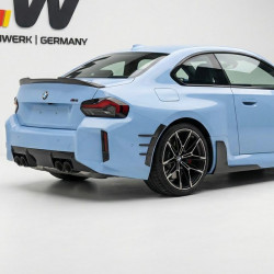 Pièces en carbone Tuning 1977 - Zierblende Splitter Canards Kotflügel Seitenwand hinten Performance Vollcarbon passend für BM...