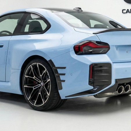 Pièces en carbone Tuning 1977 - Zierblende Splitter Canards Kotflügel Seitenwand hinten Performance Vollcarbon passend für BM...