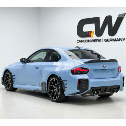 Carbonparts Tuning 1978 - Heckaufsatz Splitter Canards Kotflügel Seitenwand hinten Performance Vollcarbon passend für BMW G87 M2