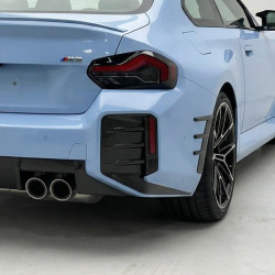 Carbonteile Tuning 1978 - Heckaufsatz Splitter Canards Kotflügel Seitenwand hinten Performance Vollcarbon passend für BMW G87 M2
