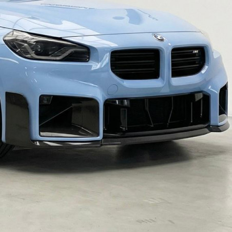 Pièces en carbone Tuning 1980 - Frontaufsatz Frontlippe Spoiler Schwert Performance Vollcarbon passend für BMW G87 M2