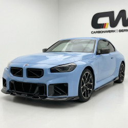 Pièces en carbone Tuning 2256 - Frontaufsatz Frontlippe Spoiler Schwert VA Vollcarbon passend für BMW G87 M2