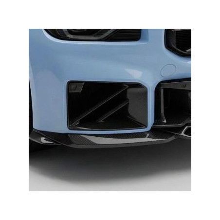 Pièces en carbone Tuning 2258 - Lufteinlassblende Front V2 Vollcarbon passend für BMW G87 M2