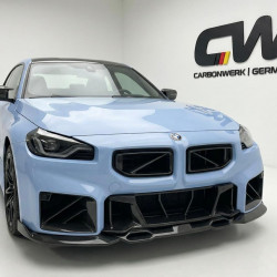 Pièces en carbone Tuning 2259 - Lufteinlassblende Front V3 Vollcarbon passend für BMW G87 M2
