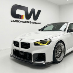Carbonteile Tuning Frontlippe Lippe Spoiler Schwert Performance ABS schwarz glänzend für BMW M2 G87 - 2965