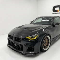 Carbonteile Tuning Frontlippe Lippe Spoiler Schwert Performance ABS schwarz glänzend für BMW M2 G87 - 2965