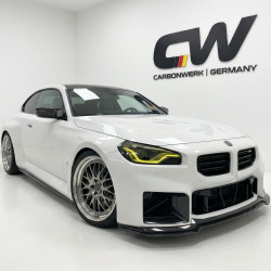 Carbonteile Tuning Frontlippe Lippe Spoiler Schwert Performance ABS schwarz glänzend für BMW M2 G87 - 2965