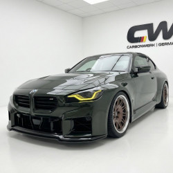 Carbonteile Tuning Frontlippe Lippe Spoiler Schwert Performance ABS schwarz glänzend für BMW M2 G87 - 2965