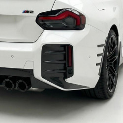 Carbonteile Tuning Heckaufsatz Splitter Canards Kotflügel Seitenwand hinten Performance ABS schwarz glänzend passend für BMW ...