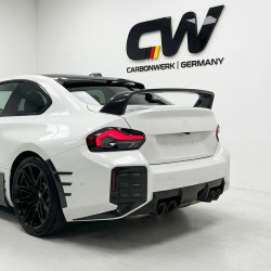 Carbonparts Tuning Heckaufsatz Splitter Canards Kotflügel Seitenwand hinten Performance ABS schwarz glänzend passend für BMW ...