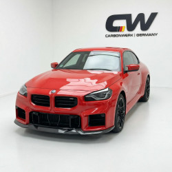 Pièces en carbone Tuning Frontaufsatz Frontlippe Spoiler Schwert R Vollcarbon passend für BMW G87 M2 - 2980