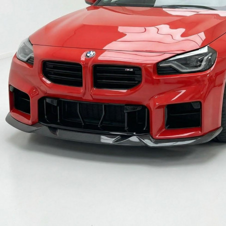 Pièces en carbone Tuning Frontaufsatz Frontlippe Spoiler Schwert R Vollcarbon passend für BMW G87 M2 - 2980