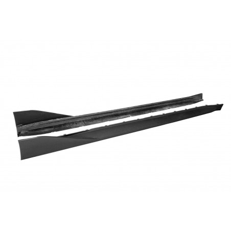 Pièces en carbone Tuning 1846 - Sideskirt bas de caisse carbone adaptable sur BMW M3 G80 G81