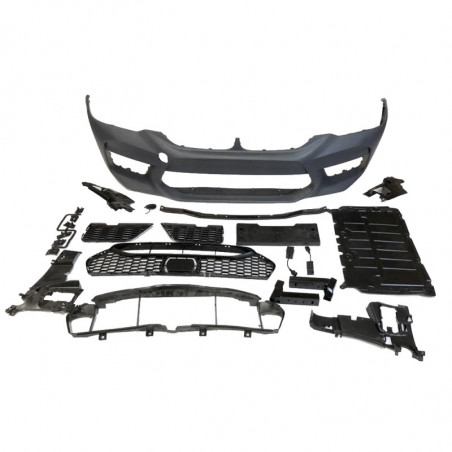 Pièces en carbone Tuning Stoßstange vorne Front Frontstoßstange passend für BMW 5er G30 G31 Vorfacelift nicht F90 M5 - 4154