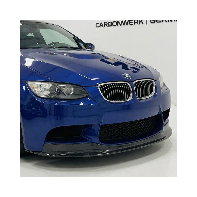 Carbonteile Tuning 1037 - Frontlippe Lippe Frontspoiler Schwert V4 Carbon passend für BMW E90 E92 E93 M3