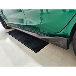 Pièces en carbone Tuning 1846 - Sideskirt bas de caisse carbone adaptable sur BMW M3 G80 G81