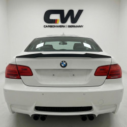 Carbonteile Tuning 2436 - Heckspoiler Lippe Spoiler Highkick schwarz glänzend passend für BMW 3er E92 Coupe