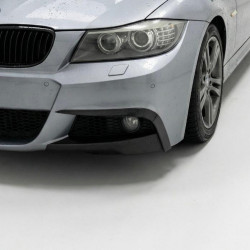 Carbonteile Tuning 2734 - Canards Abdeckungen Flaps Splitter ABS Glanz für BMW 3er E90 E91 LCI M Paket