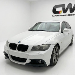 Carbonteile Tuning 2734 - Canards Abdeckungen Flaps Splitter ABS Glanz für BMW 3er E90 E91 LCI M Paket