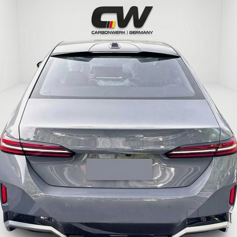 Pièces en carbone Tuning Heckspoiler Spoiler Lippe Ansatz Dach ABS schwarz glänzend für BMW 5er G60 + i5 - 2951